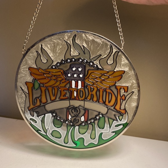 “Live To Ride” Suncatcher - Picture 2 of 4